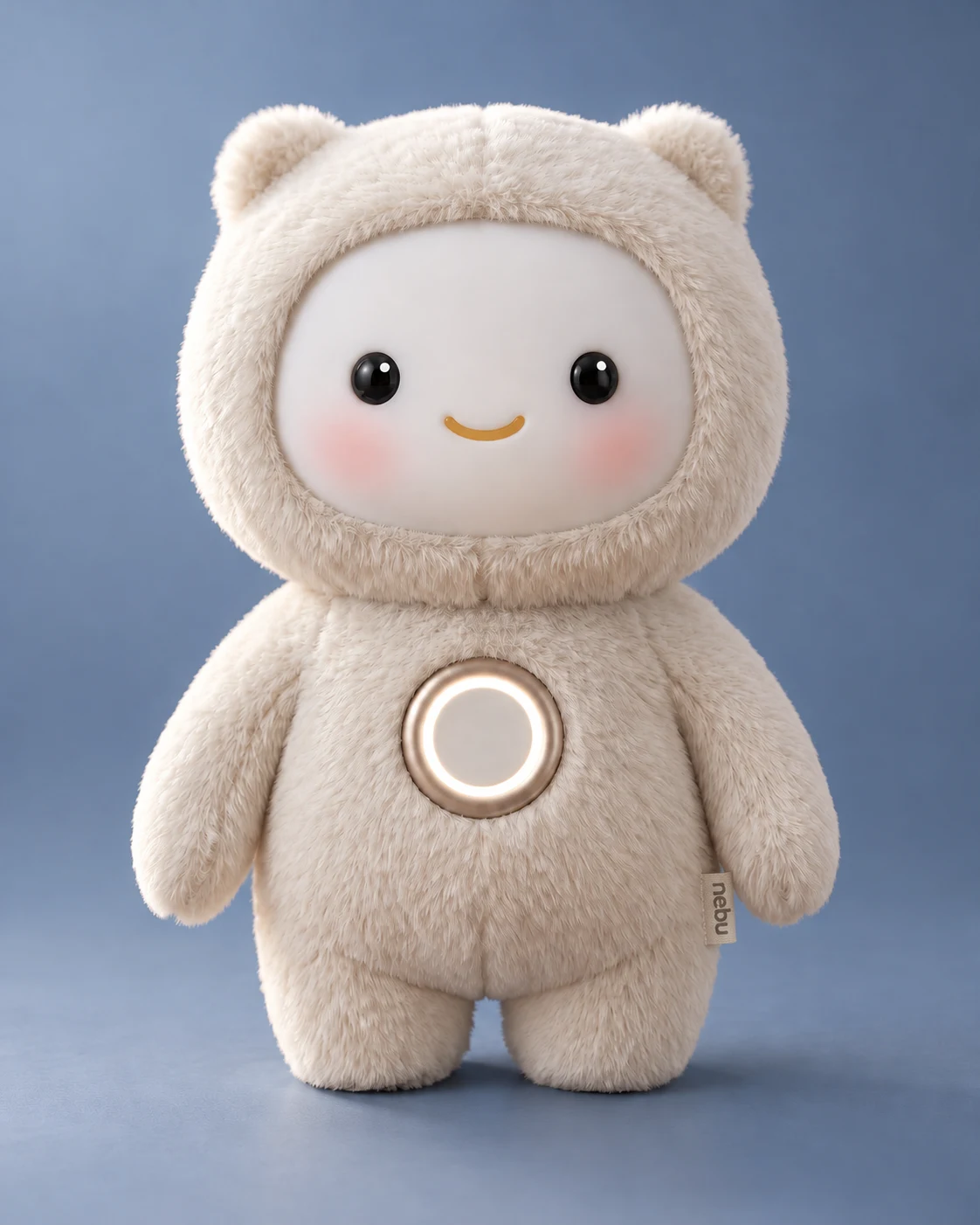 Peluche inteligente Nebu original con IA, vista 1